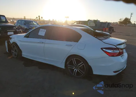 2017 Honda Accord Sport from USA, damaged, VIN 1HGCR2F50HA215600